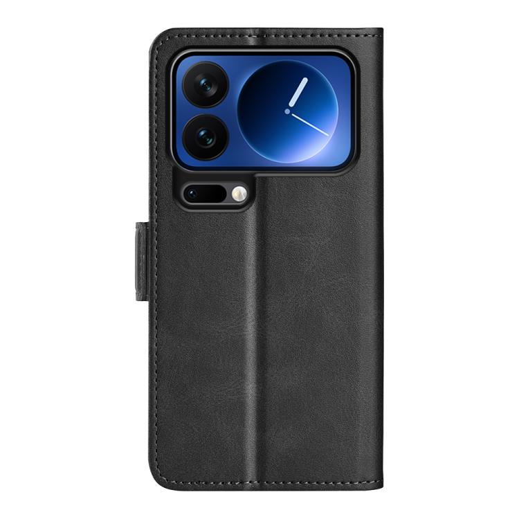 For Xiaomi 17 Pro Dual-side Magnetic Buckle Horizontal Flip Leather Phone Case