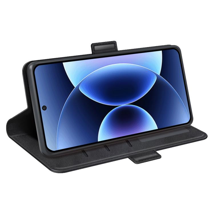 For Xiaomi 17 Pro Dual-side Magnetic Buckle Horizontal Flip Leather Phone Case