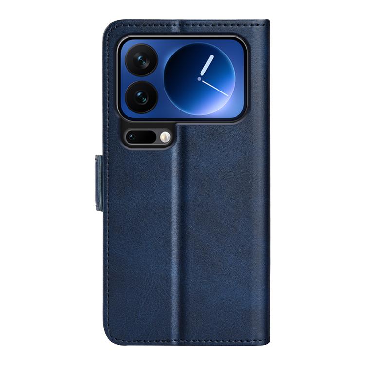 For Xiaomi 17 Pro Dual-side Magnetic Buckle Horizontal Flip Leather Phone Case