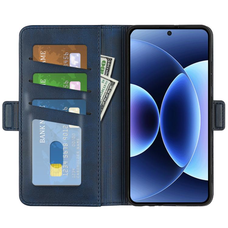 For Xiaomi 17 Pro Dual-side Magnetic Buckle Horizontal Flip Leather Phone Case