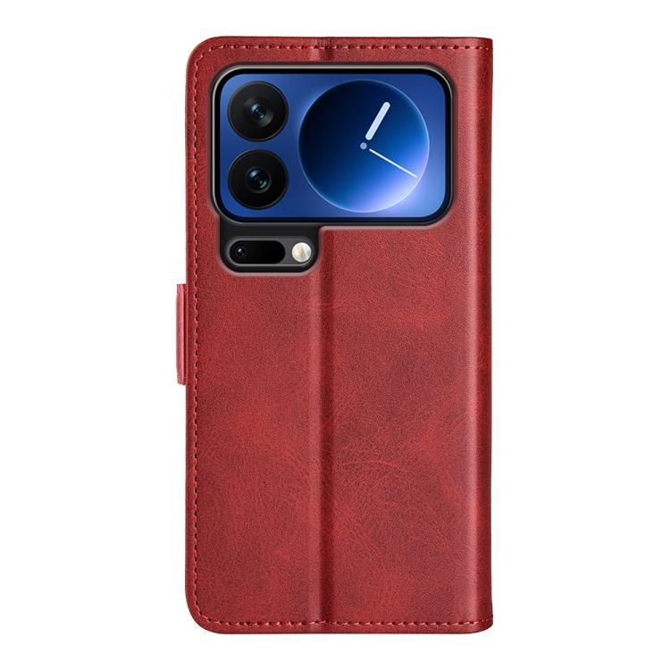 For Xiaomi 17 Pro Dual-side Magnetic Buckle Horizontal Flip Leather Phone Case