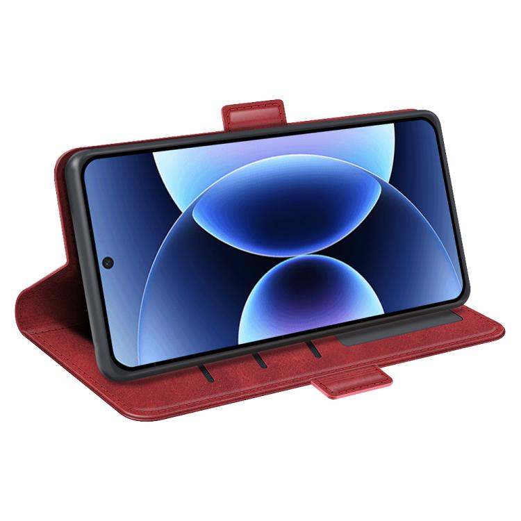 For Xiaomi 17 Pro Dual-side Magnetic Buckle Horizontal Flip Leather Phone Case
