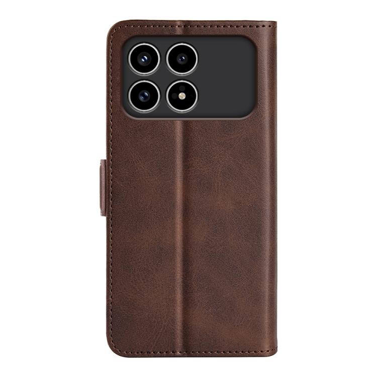 For Xiaomi Poco F8 Pro 5G Dual-side Magnetic Buckle Horizontal Flip Leather Phone Case