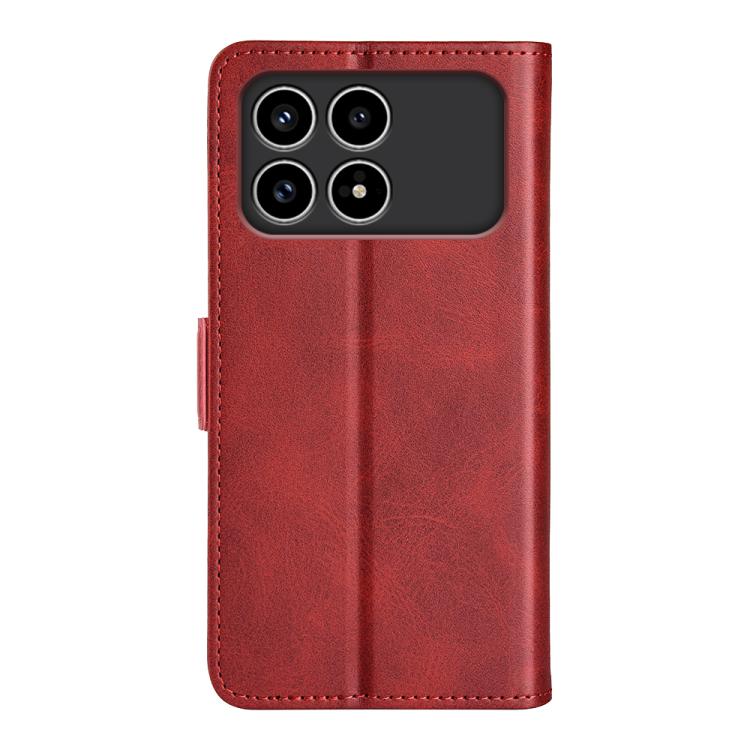 For Xiaomi Poco F8 Pro 5G Dual-side Magnetic Buckle Horizontal Flip Leather Phone Case