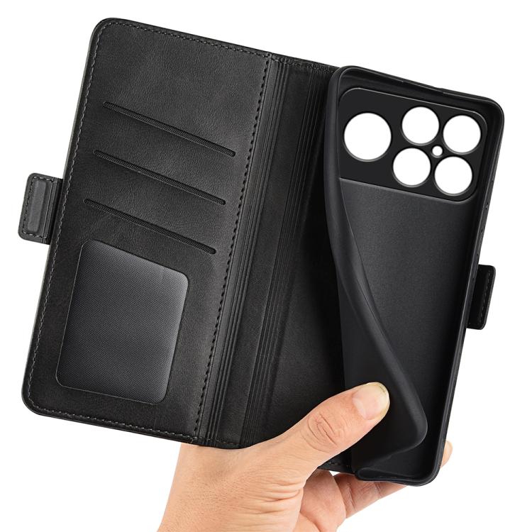 For Xiaomi Poco F8 Ultra 5G Dual-side Magnetic Buckle Horizontal Flip Leather Phone Case