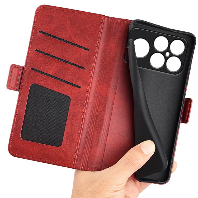 For Xiaomi Poco F8 Ultra 5G Dual-side Magnetic Buckle Horizontal Flip Leather Phone Case