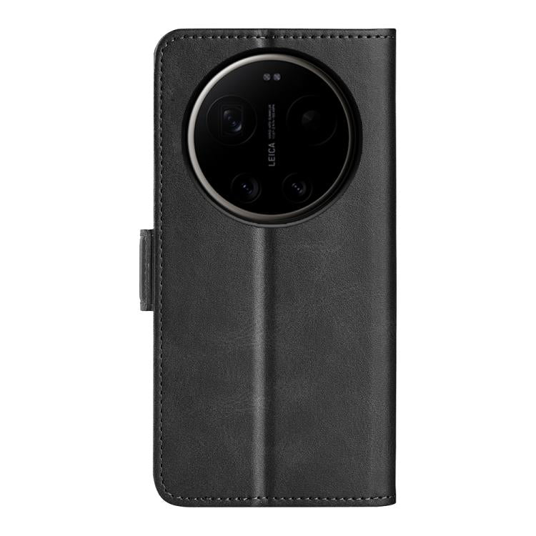 For Xiaomi 17 Ultra Dual-side Magnetic Buckle Horizontal Flip Leather Phone Case