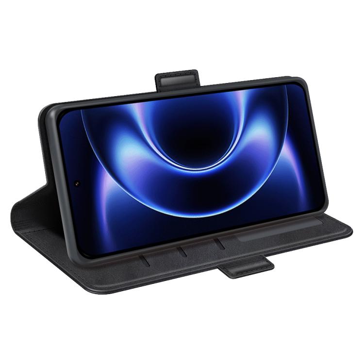 For Xiaomi 17 Ultra Dual-side Magnetic Buckle Horizontal Flip Leather Phone Case