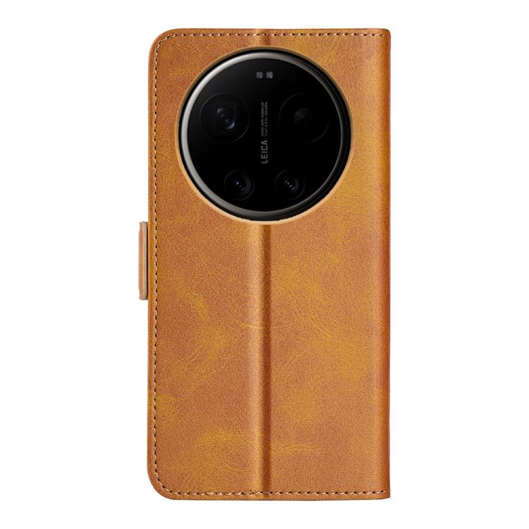 For Xiaomi 17 Ultra Dual-side Magnetic Buckle Horizontal Flip Leather Phone Case