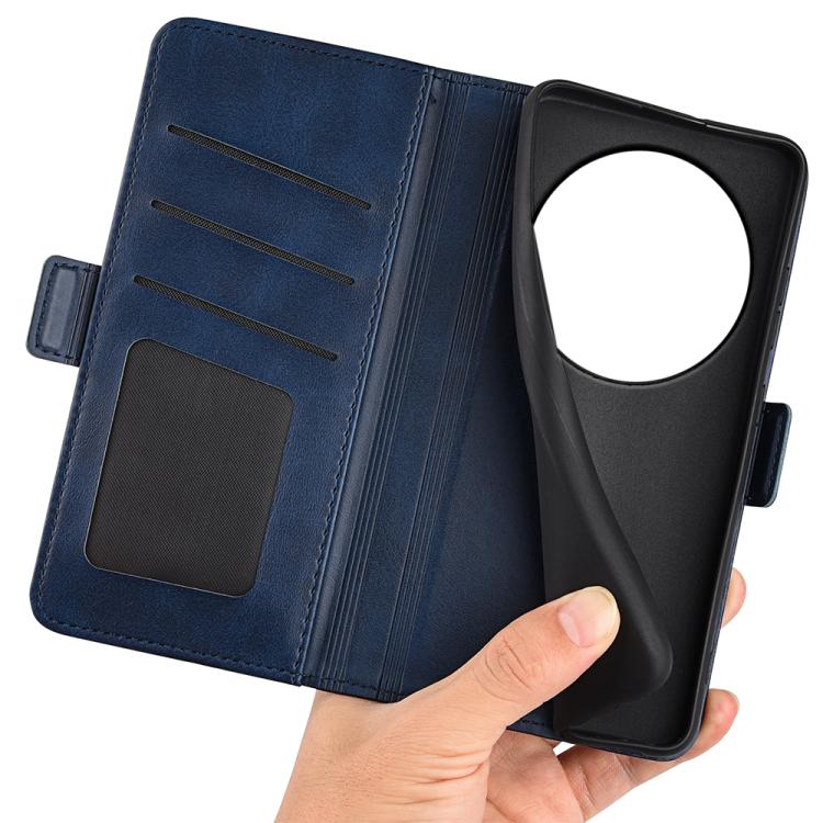 For Xiaomi 17 Ultra Dual-side Magnetic Buckle Horizontal Flip Leather Phone Case