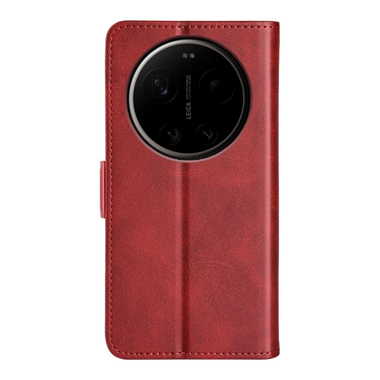 For Xiaomi 17 Ultra Dual-side Magnetic Buckle Horizontal Flip Leather Phone Case