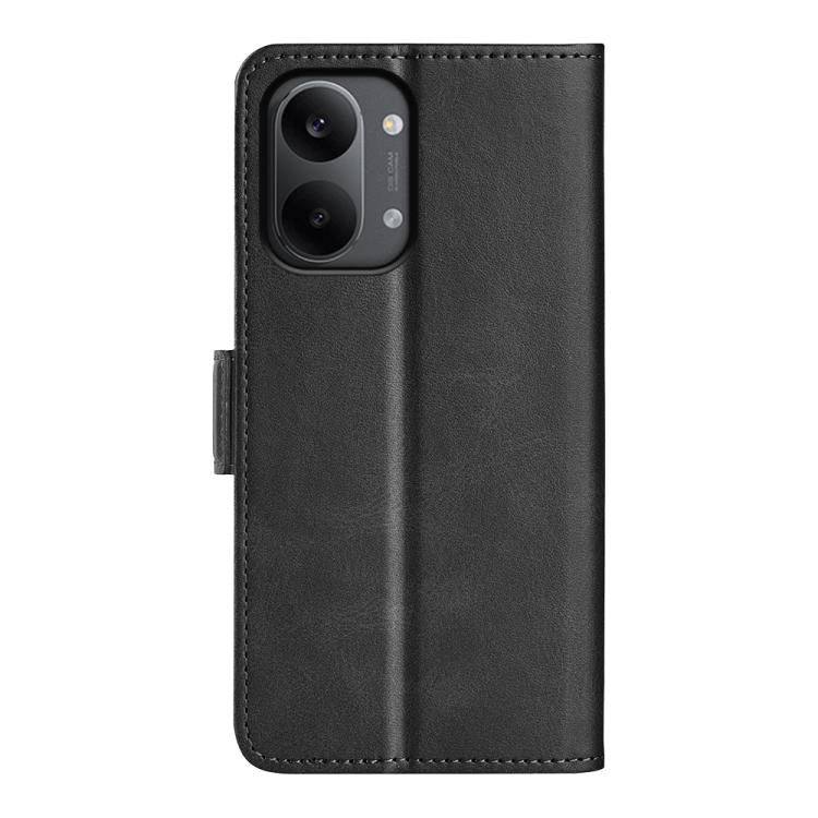 For Redmi Turbo 5 Max / Poco X8 Pro Max Dual-side Magnetic Buckle Horizontal Flip Leather Phone Case