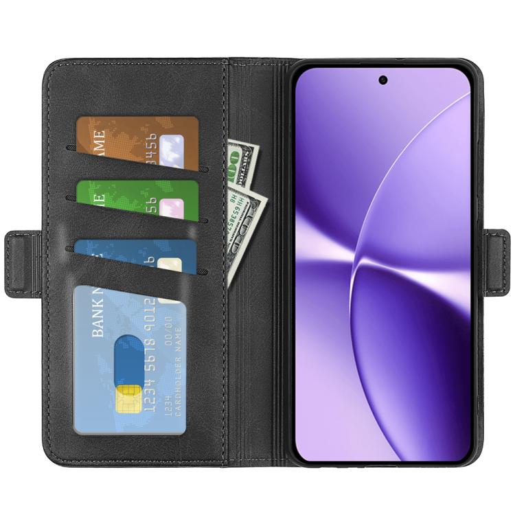 For Redmi Turbo 5 Max / Poco X8 Pro Max Dual-side Magnetic Buckle Horizontal Flip Leather Phone Case