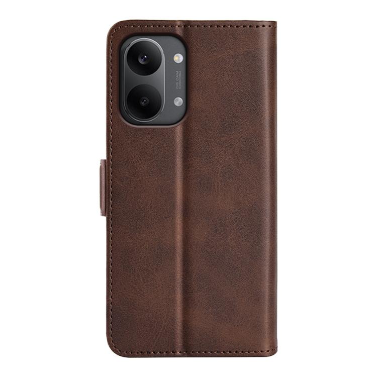 For Redmi Turbo 5 Max / Poco X8 Pro Max Dual-side Magnetic Buckle Horizontal Flip Leather Phone Case