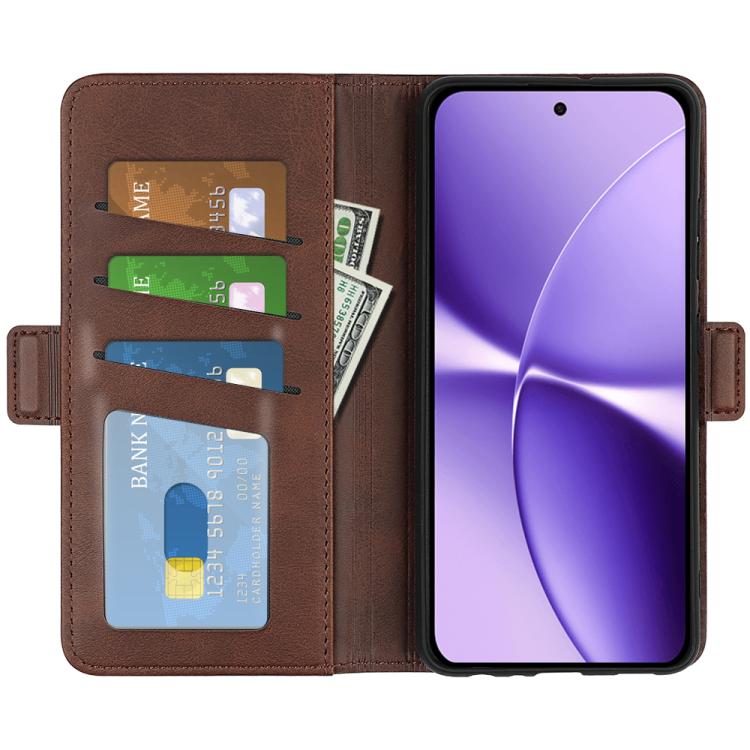 For Redmi Turbo 5 Max / Poco X8 Pro Max Dual-side Magnetic Buckle Horizontal Flip Leather Phone Case