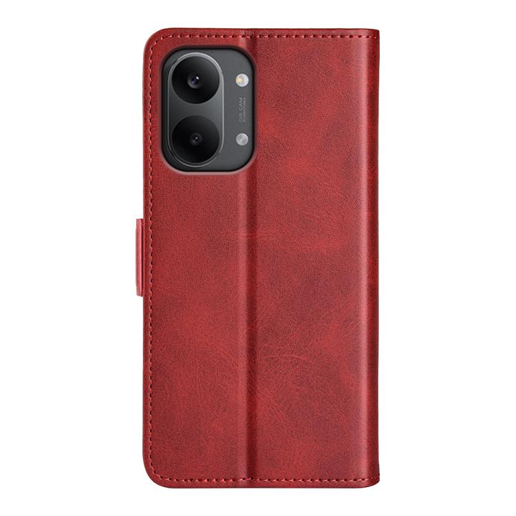 For Redmi Turbo 5 Max / Poco X8 Pro Max Dual-side Magnetic Buckle Horizontal Flip Leather Phone Case
