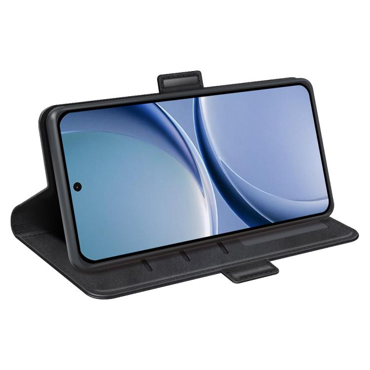 For Redmi Turbo 5 5G / Poco X8 Pro 5G Dual-side Magnetic Buckle Horizontal Flip Leather Phone Case