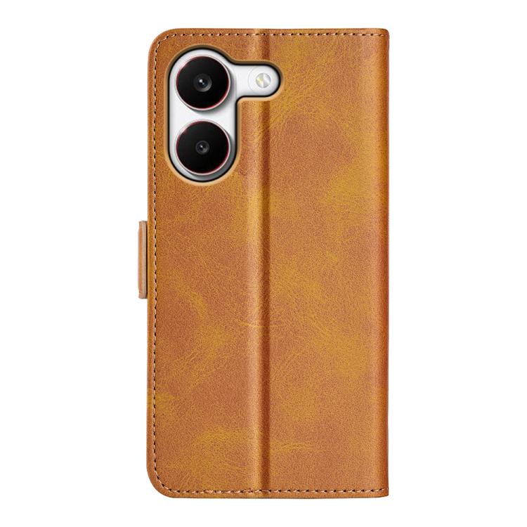 For Redmi Turbo 5 5G / Poco X8 Pro 5G Dual-side Magnetic Buckle Horizontal Flip Leather Phone Case