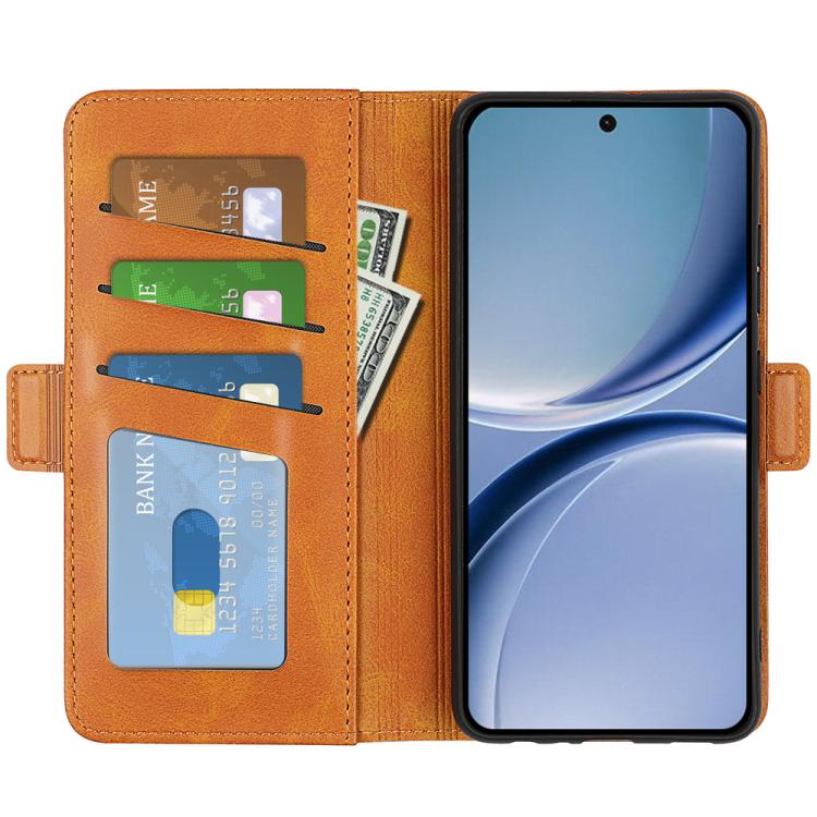 For Redmi Turbo 5 5G / Poco X8 Pro 5G Dual-side Magnetic Buckle Horizontal Flip Leather Phone Case
