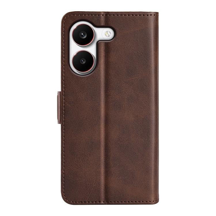 For Redmi Turbo 5 5G / Poco X8 Pro 5G Dual-side Magnetic Buckle Horizontal Flip Leather Phone Case
