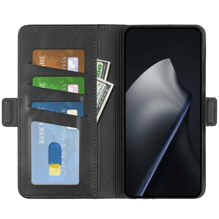 For Xiaomi 17T Dual-side Magnetic Buckle Horizontal Flip Leather Phone Case