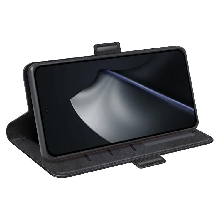 For Xiaomi 17T Dual-side Magnetic Buckle Horizontal Flip Leather Phone Case