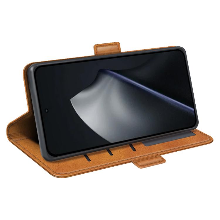 For Xiaomi 17T Dual-side Magnetic Buckle Horizontal Flip Leather Phone Case
