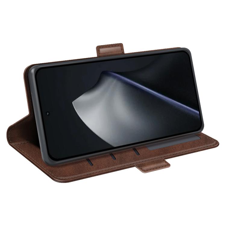 For Xiaomi 17T Dual-side Magnetic Buckle Horizontal Flip Leather Phone Case