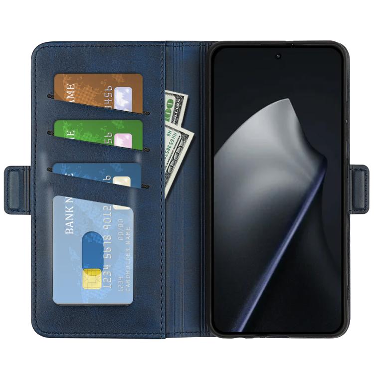 For Xiaomi 17T Dual-side Magnetic Buckle Horizontal Flip Leather Phone Case