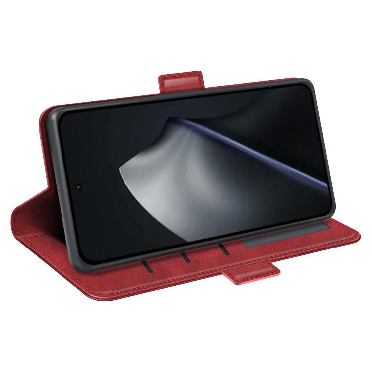 For Xiaomi 17T Dual-side Magnetic Buckle Horizontal Flip Leather Phone Case