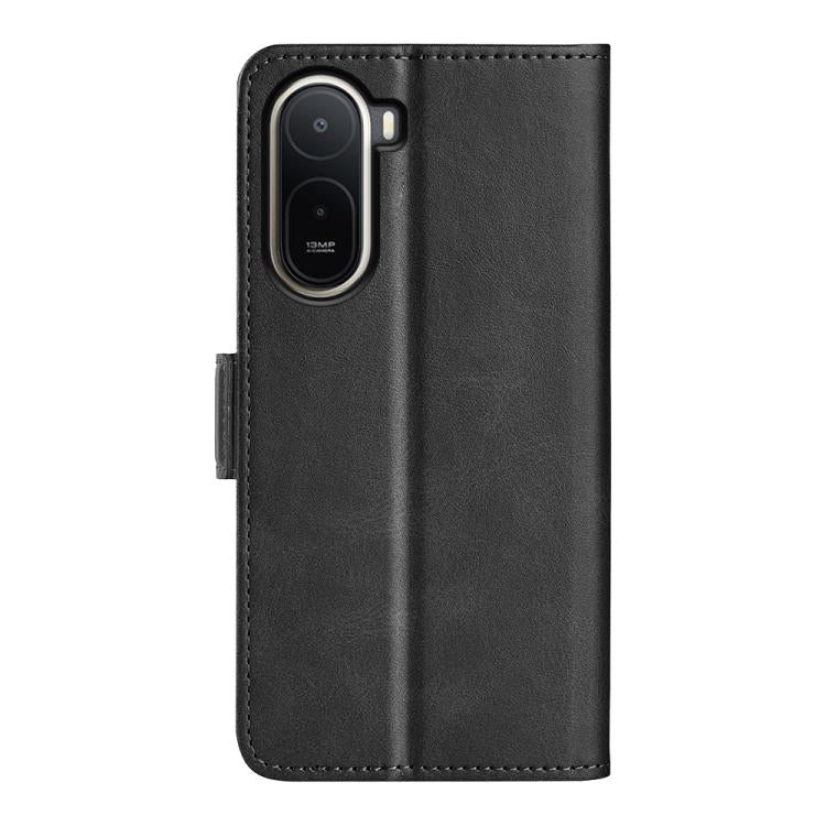 For Redmi A7 Pro 171mm / Poco C85x 5G Dual-side Magnetic Buckle Horizontal Flip Leather Phone Case