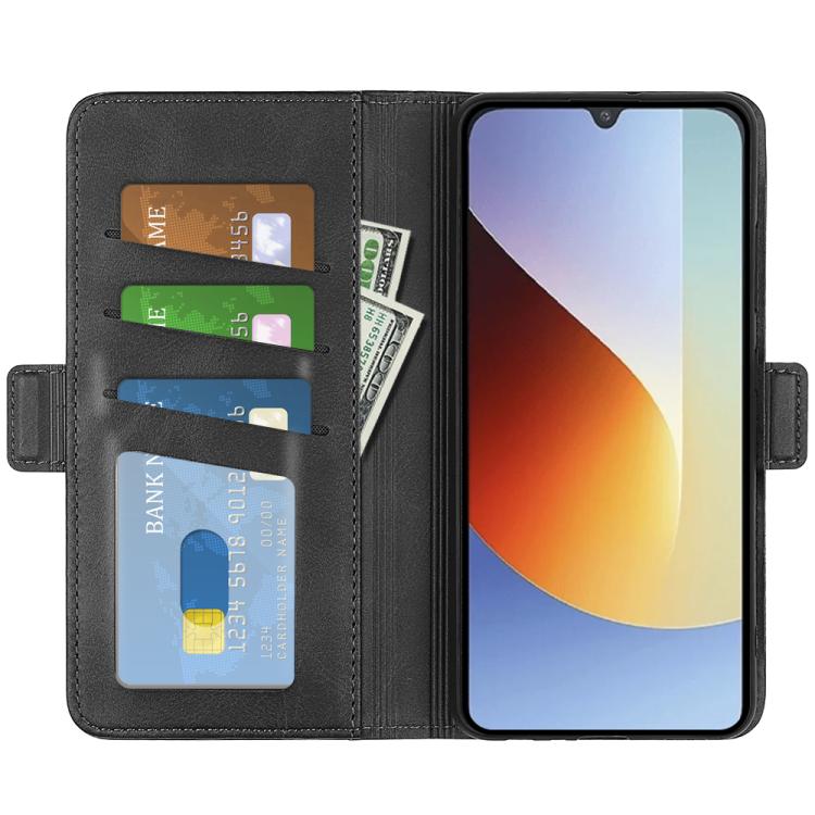 For Redmi A7 Pro 171mm / Poco C85x 5G Dual-side Magnetic Buckle Horizontal Flip Leather Phone Case