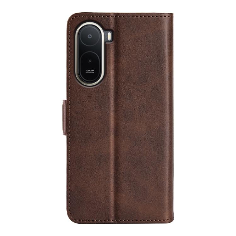 For Redmi A7 Pro 171mm / Poco C85x 5G Dual-side Magnetic Buckle Horizontal Flip Leather Phone Case