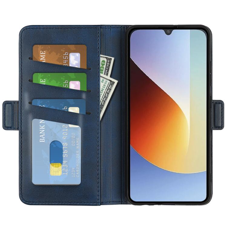 For Redmi A7 Pro 171mm / Poco C85x 5G Dual-side Magnetic Buckle Horizontal Flip Leather Phone Case