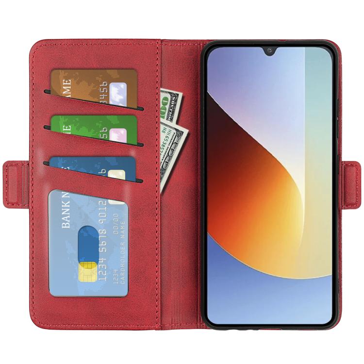 For Redmi A7 Pro 171mm / Poco C85x 5G Dual-side Magnetic Buckle Horizontal Flip Leather Phone Case