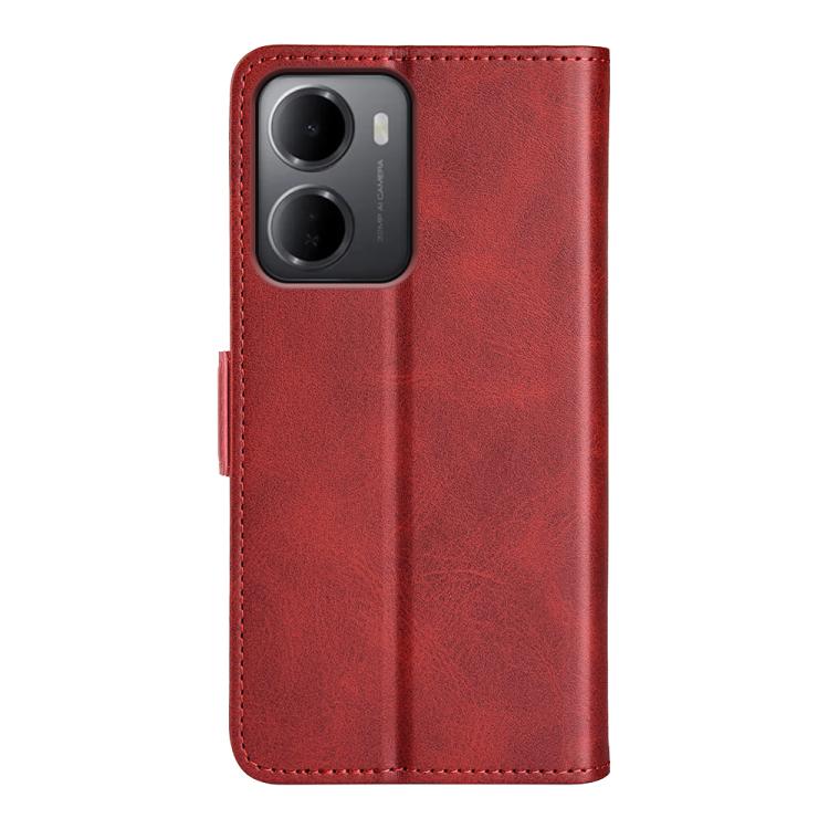 For Redmi 15a 5G Dual-side Magnetic Buckle Horizontal Flip Leather Phone Case