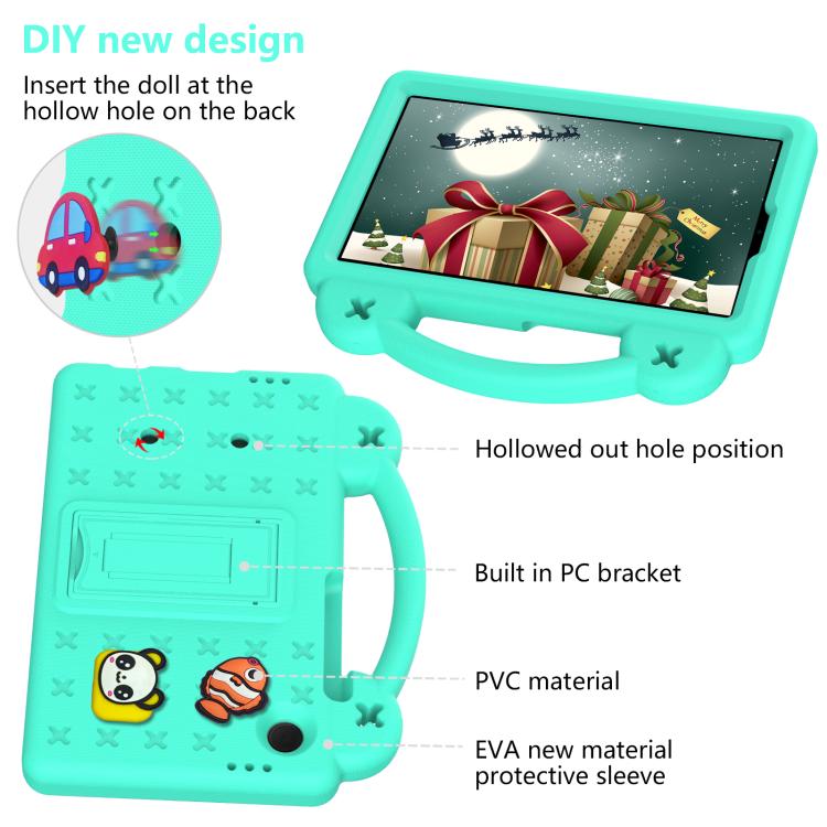 For Samsung Galaxy Tab A11 2025 Handle Kickstand Children EVA Shockproof Tablet Case