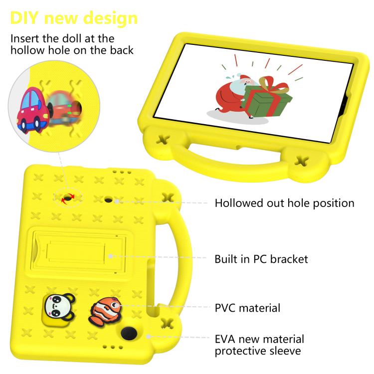 For Samsung Galaxy Tab A11 2025 Handle Kickstand Children EVA Shockproof Tablet Case