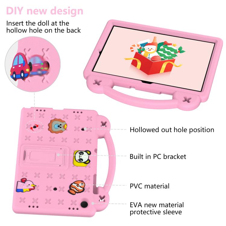 For Samsung Galaxy Tab A11+ 2025 Handle Kickstand Children EVA Shockproof Tablet Case