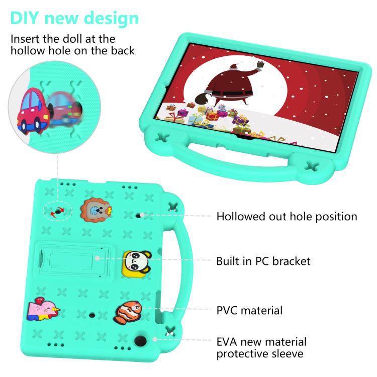 For Samsung Galaxy Tab A11+ 2025 Handle Kickstand Children EVA Shockproof Tablet Case