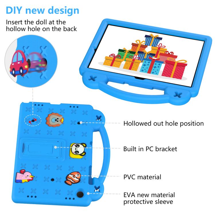 For Samsung Galaxy Tab A11+ 2025 Handle Kickstand Children EVA Shockproof Tablet Case