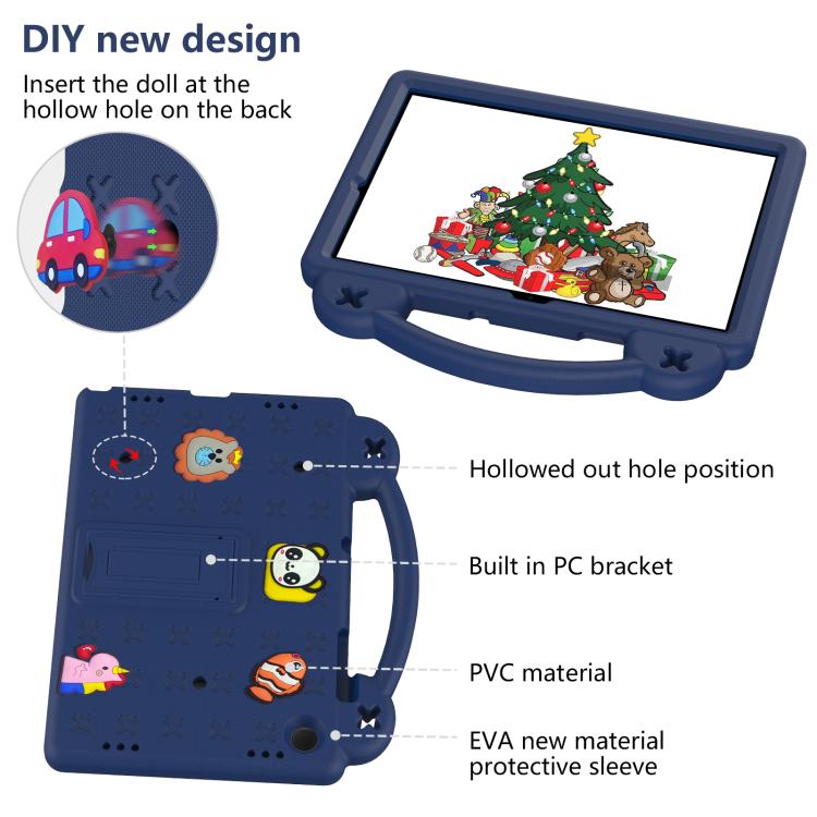 For Samsung Galaxy Tab A11+ 2025 Handle Kickstand Children EVA Shockproof Tablet Case