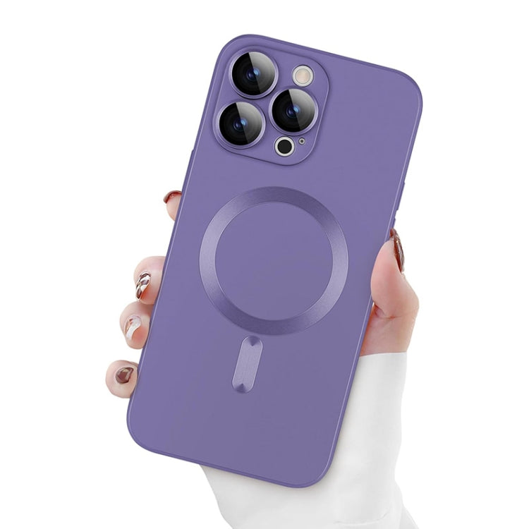 For iPhone 16 Pro Max ENKAY MagSafe Matte TPU Phone Case with Lens Film