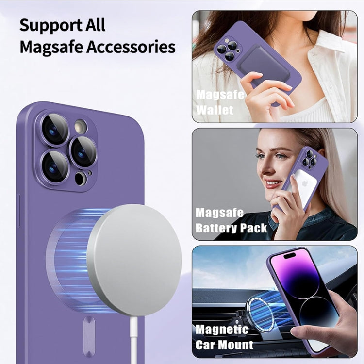 For iPhone 16 ENKAY MagSafe Matte TPU Phone Case with Lens Film