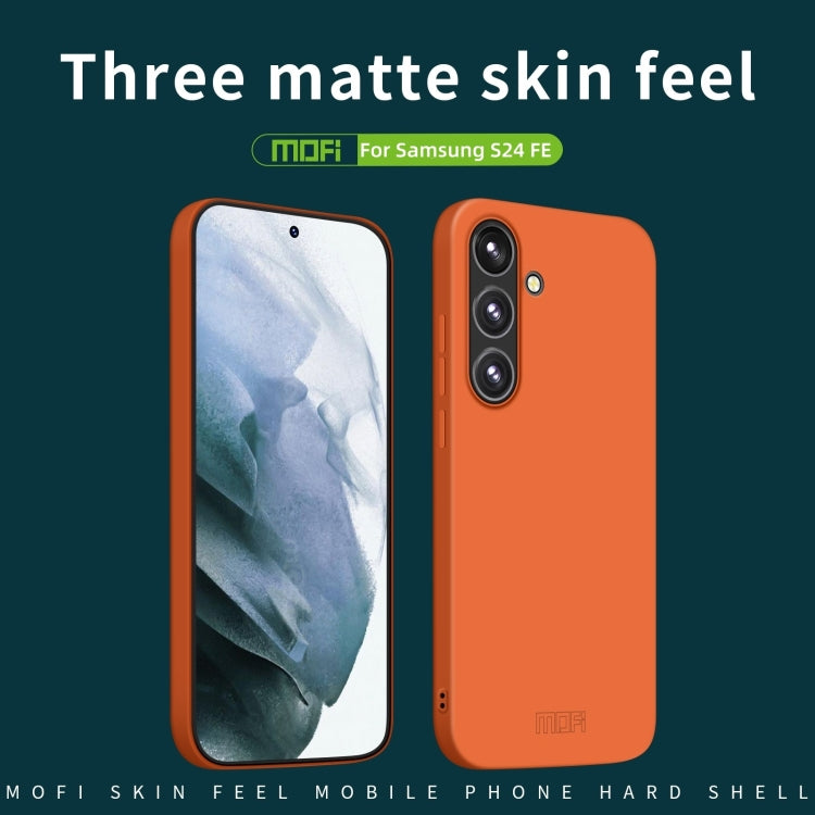 For Samsung Galaxy S24 FE 5G MOFI Qin Series Skin Feel All-inclusive PC Phone Case