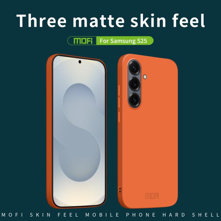 For Samsung Galaxy S25 5G MOFI Qin Series Skin Feel All-inclusive PC Phone Case