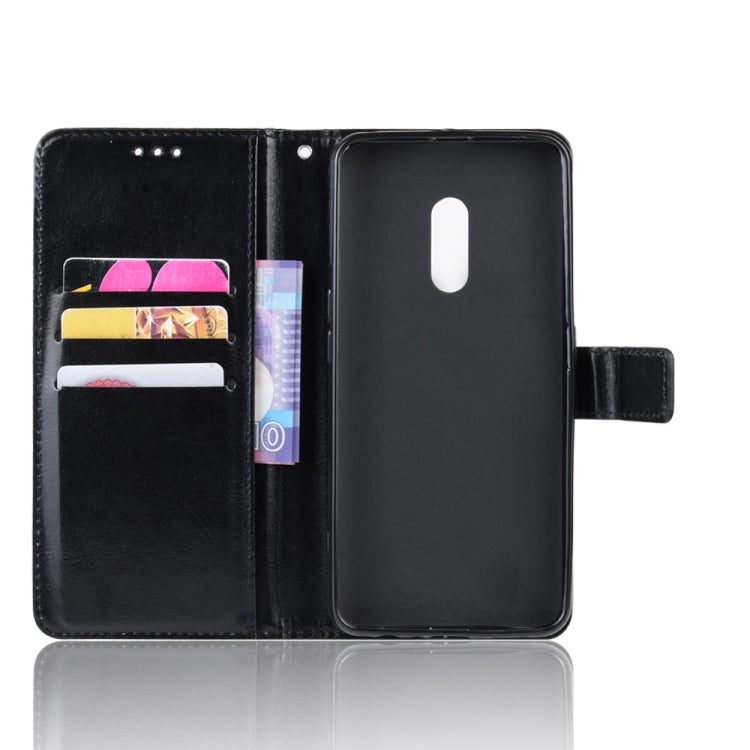 Retro Crazy Horse Texture Horizontal Flip Leather Case for OPPO Realme X / OPPO K3 , with Holder & Card Slots & Photo Frame