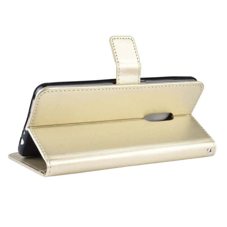 Retro Crazy Horse Texture Horizontal Flip Leather Case for OPPO Realme X / OPPO K3 , with Holder & Card Slots & Photo Frame