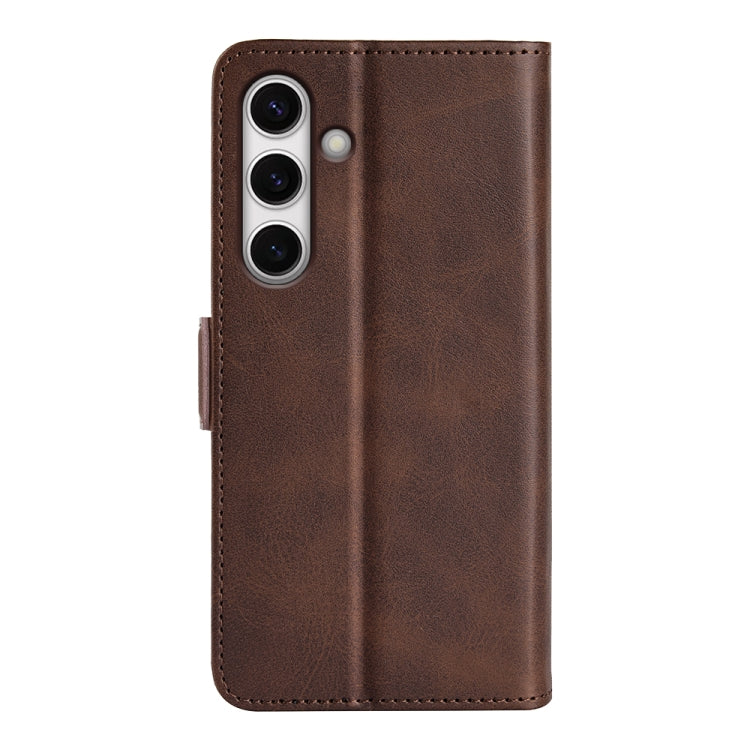 For Samsung Galaxy S24 FE 5G Dual-side Magnetic Buckle Horizontal Flip Leather Phone Case