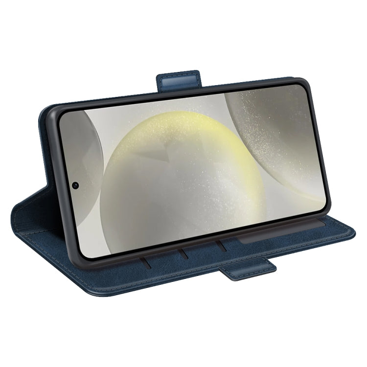 For Samsung Galaxy S24 FE 5G Dual-side Magnetic Buckle Horizontal Flip Leather Phone Case